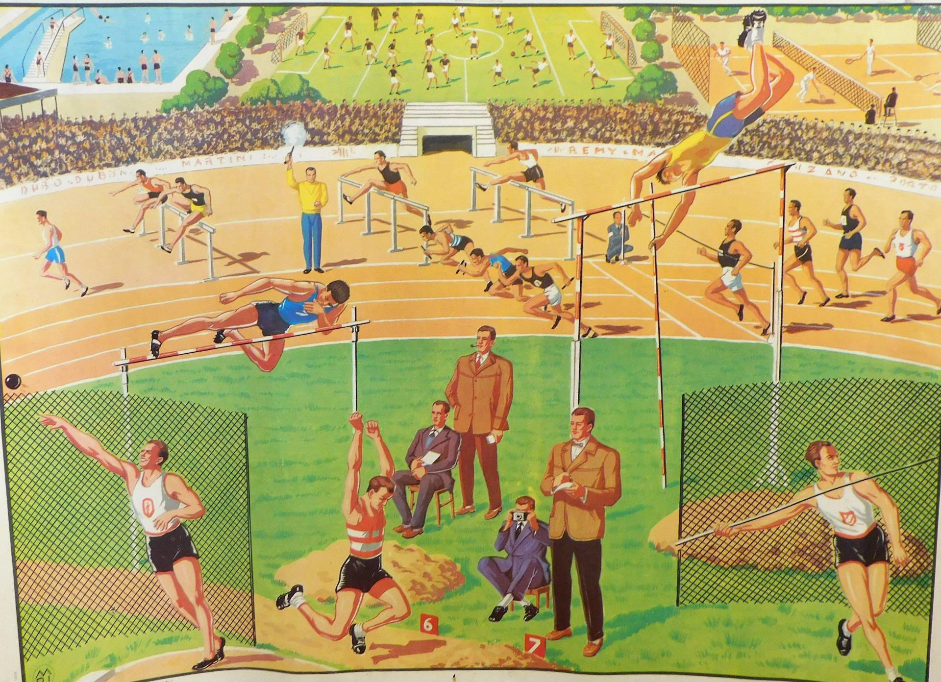 Affiche scolaire "Les sports"
