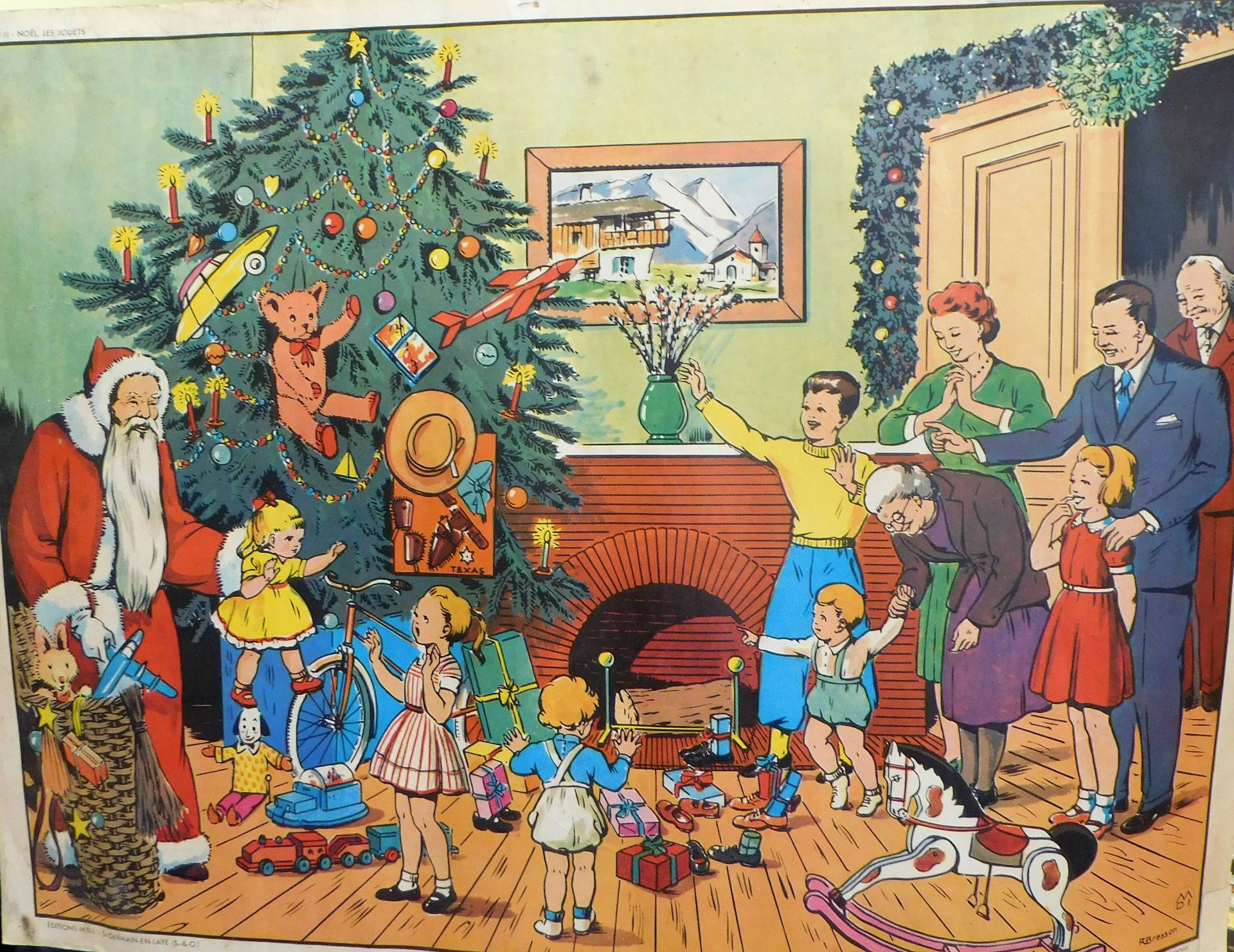 Affiche scolaire "Noël"